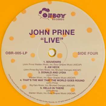 2LP John Prine: John Prine Live CLR | LTD