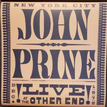4LP/Box Set John Prine: Live At The Other End Dec. 1975 LTD