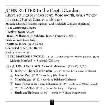 CD Catrin Finch: In The Poet's Garden