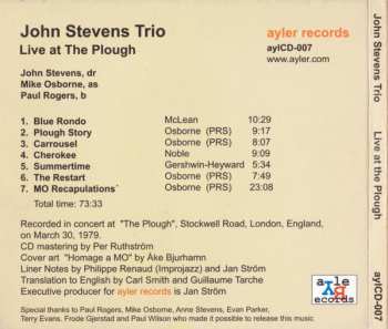 CD Mike Osborne: Live At The Plough