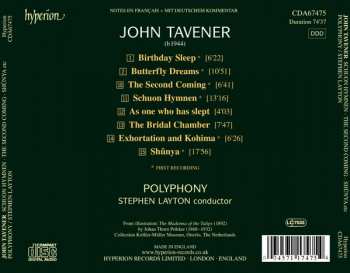 CD John Tavener: Schuon Hymnen - The Second Coming - Exhortation And Kohima - Shûnya And Other Choral Works