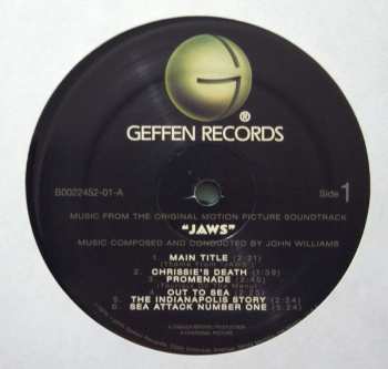 LP John Williams: Jaws (Music From The Original Motion Picture Soundtrack)