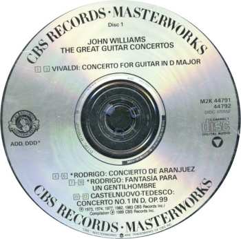 2CD John Williams: The Great Guitar Concertos