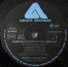 LP John Williams: Close Encounters Of The Third Kind (Original Motion Picture Soundtrack)