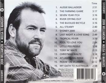 CD John Williamson: Mulga To Mangoes
