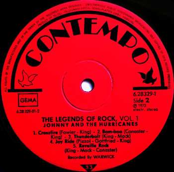 2LP Johnny And The Hurricanes: The Legends of Rock, Vol. 1