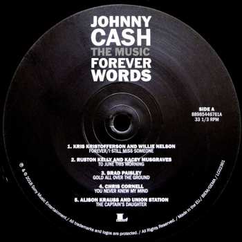 2LP Various: Johnny Cash: Forever Words