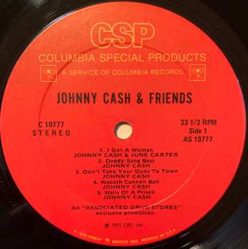 LP Johnny Cash: Johnny Cash And Friends