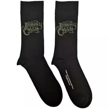 Knöchelsocken Text Logo Johnny Cash