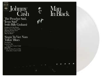 LP Johnny Cash: Man In Black (180g) (limited Numbered Edition) (crystal Clear Vinyl)