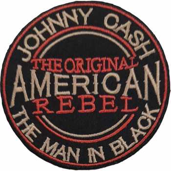 Merch Johnny Cash: Aufnäher American Rebel