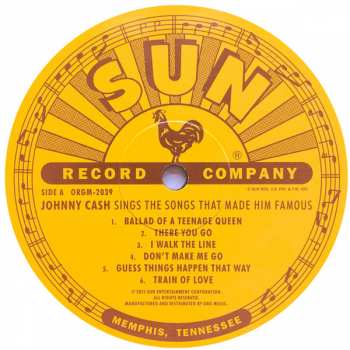 LP Johnny Cash: Sings The Songs That Made Him Famous