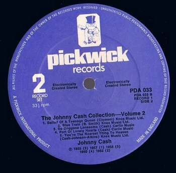 2LP Johnny Cash: The Johnny Cash Collection - Vol. 2