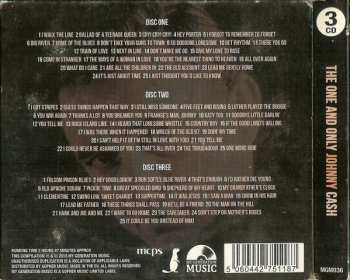 3CD Johnny Cash: The One And Only Johnny Cash DIGI