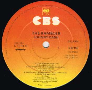 LP Johnny Cash: The Rambler