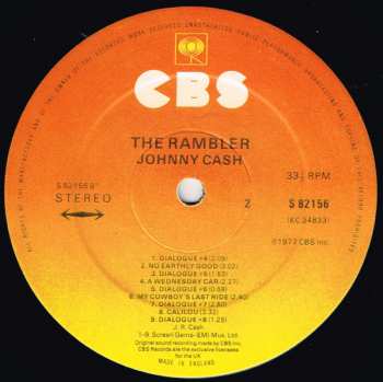LP Johnny Cash: The Rambler
