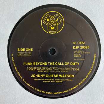 LP Johnny Guitar Watson: Funk Beyond The Call Of Duty