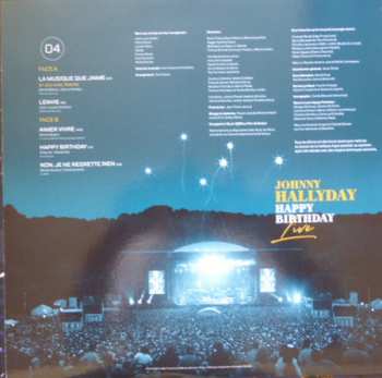 4LP/Box Set Johnny Hallyday: Happy Birthday Live - Parc De Sceaux 15.06.2000 LTD | NUM