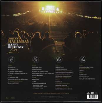 4LP/Box Set Johnny Hallyday: Happy Birthday Live - Parc De Sceaux 15.06.2000 LTD | NUM