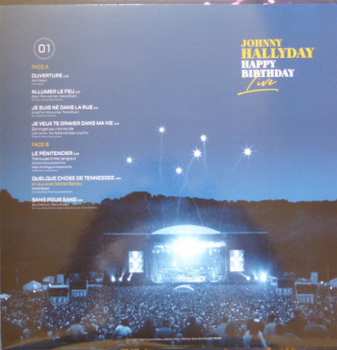4LP/Box Set Johnny Hallyday: Happy Birthday Live - Parc De Sceaux 15.06.2000 LTD | NUM