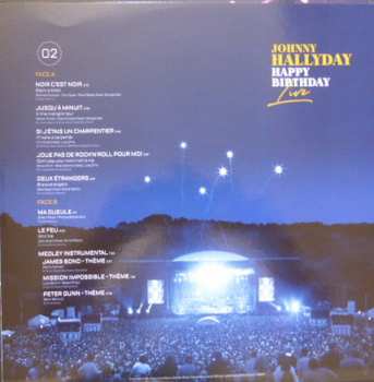 4LP/Box Set Johnny Hallyday: Happy Birthday Live - Parc De Sceaux 15.06.2000 LTD | NUM