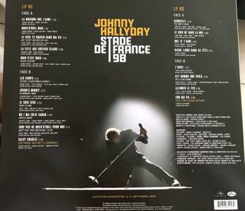2LP Johnny Hallyday: Stade de France 98 (Concert Du 11 Septembre)