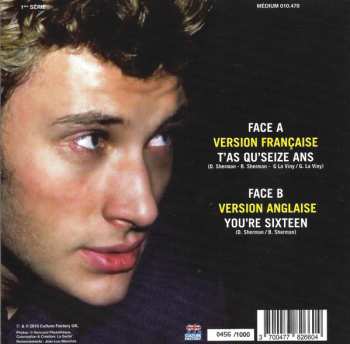 SP Johnny Hallyday: T'as Qu'seize Ans / You're Sixteen LTD | NUM | PIC
