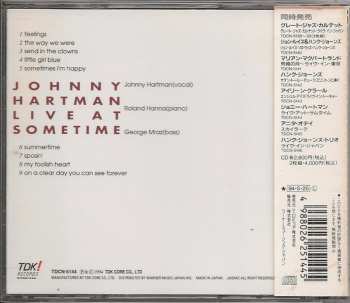 CD Johnny Hartman: Live At Sometime 