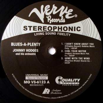 2LP Johnny Hodges: Blues A-Plenty LTD | NUM