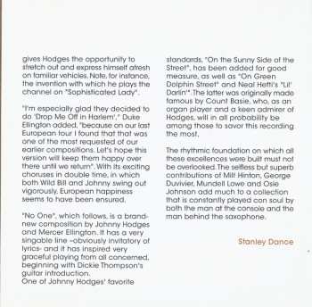 2CD Johnny Hodges: Con-Soul & Jazz - Wild Bill Is The Boss!