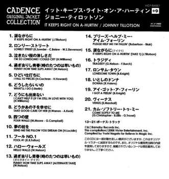 CD Johnny Tillotson: It Keeps Right On A-Hurtin LTD