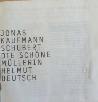 CD Franz Schubert: Die Schöne Müllerin