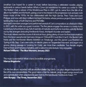 CD Jonathan Coe: Suspended Moment: The Music Of Jonathan Coe