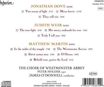 CD The Choir Of Westminster Abbey: Dove, Weir, Martin