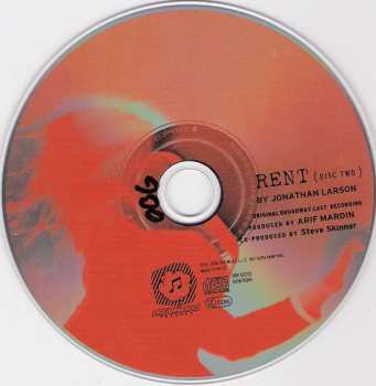 2CD Jonathan Larson: Rent - Original Broadway Cast Recording
