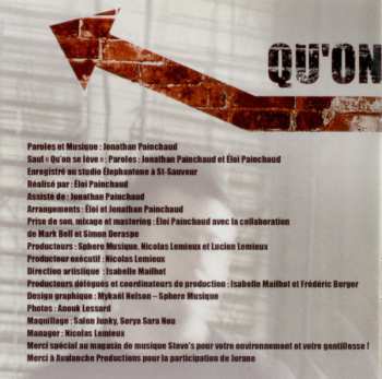 CD Jonathan Painchaud: Qu'on Se Lève