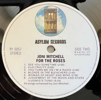 LP Joni Mitchell: For The Roses