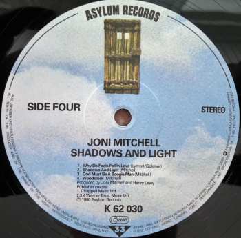 2LP Joni Mitchell: Shadows And Light