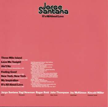 CD Jorge Santana: It's All About Love  LTD
