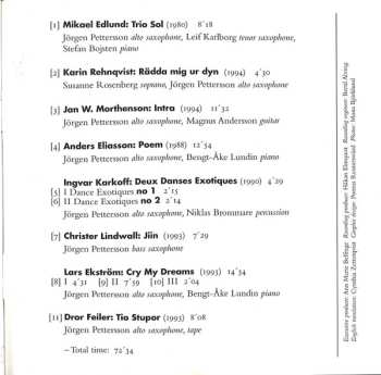CD Jörgen Pettersson: Saxophone Con Forza