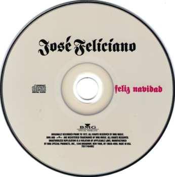 CD José Feliciano: Feliz Navidad