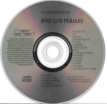 CD José Luis Perales: 20 Grandes Exitos