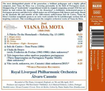 CD Royal Liverpool Philharmonic Orchestra: À Pátria - Sinfonia • Inês De Castro • Chula • Three Impromptus • Vito
