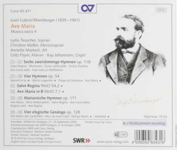 CD Lydia Teuscher: Ave Maria