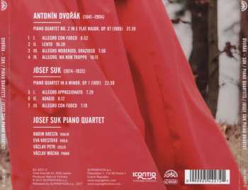 CD Antonín Dvořák: Piano Quartet No. 2 Op. 87; Piano Quartet, Op. 1