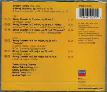 2CD Joseph Haydn: 6 String Quartets, Op.76