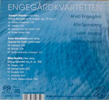 SACD Béla Bartók: String Quartetts Haydn, Nordheim, Bartok