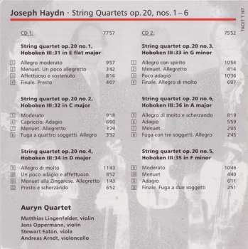 2CD Joseph Haydn: Auryn's Haydn: Op. 20 (String Quartets ∙ Vol. 5 Of 14 Op. 20 Nos. 1 – 6)
