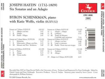 CD Joseph Haydn: Six Sonatas And An Adagio
