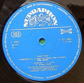 2LP Joseph Haydn: Concertos For Clavier And Orchestra (2xLP) (80 1)